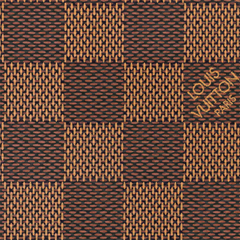 Louis Vuitton Wallet Canvas Leather Purse Damier Ebene Zippy Long