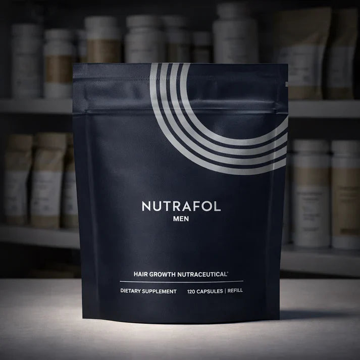 Nutrafol Men's Hair Growth Supplements 120 Capsules - 1 Month Supply Refill Pouch